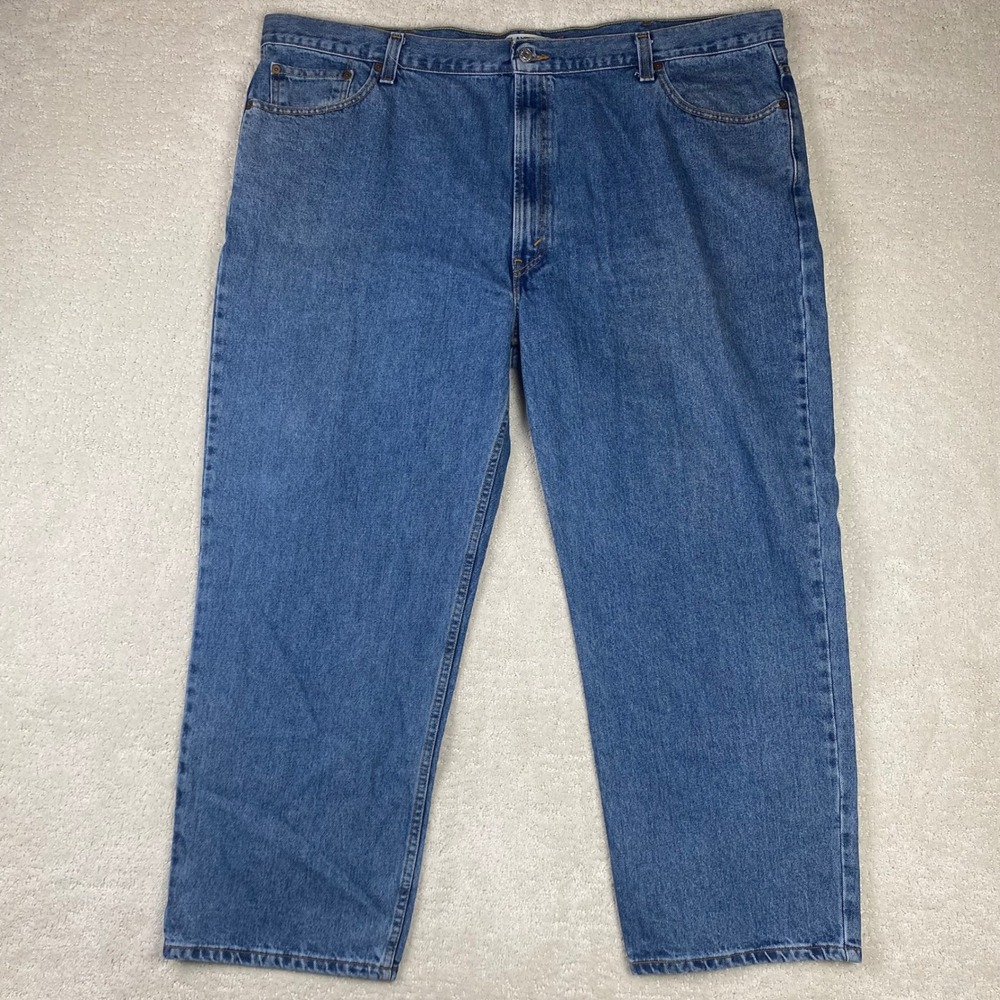 Levi's 550‎ Jeans Mens 48x29 Big & Tall Blue Relaxed Fit 100% Cotton Denim